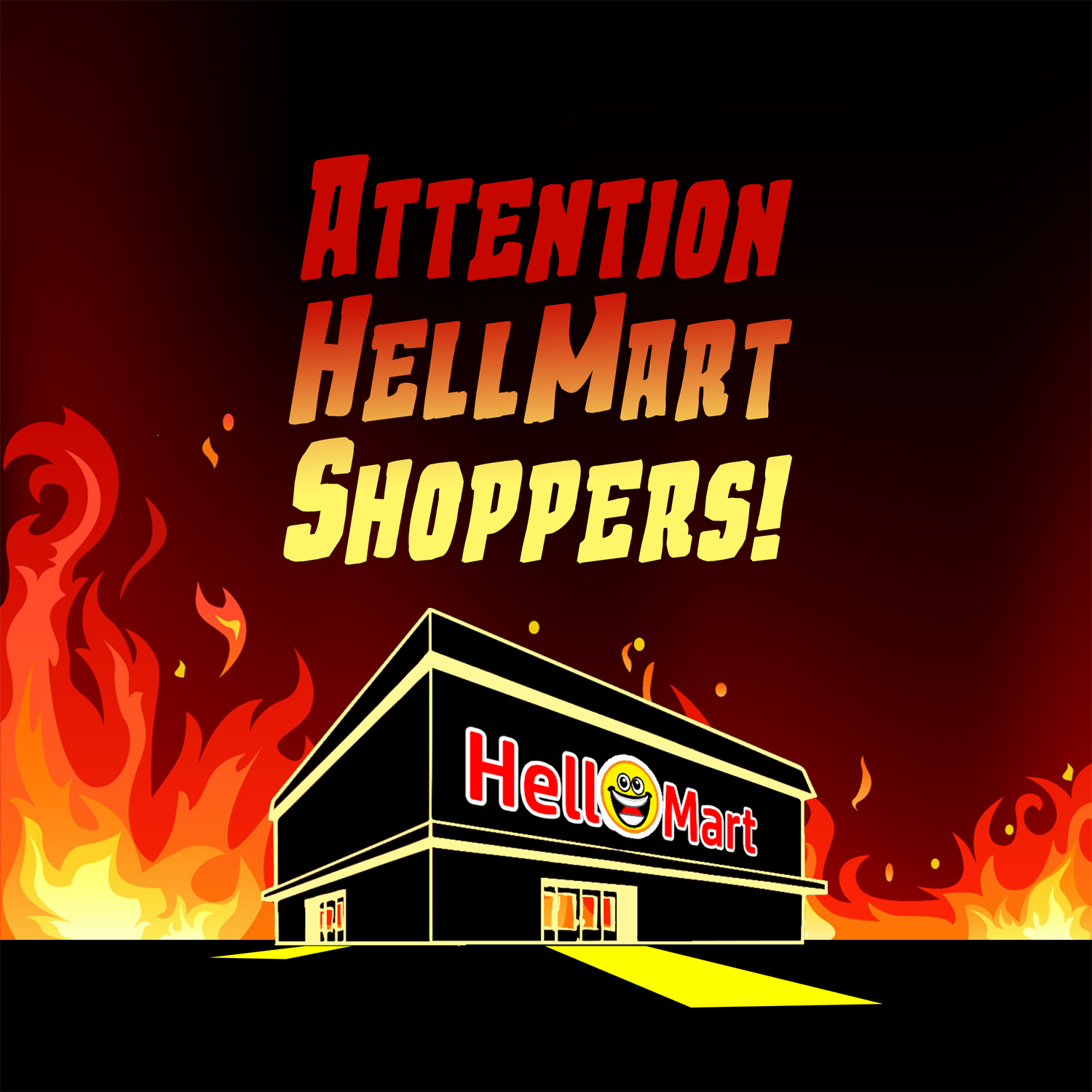 Attention HellMart Shoppers! cover art